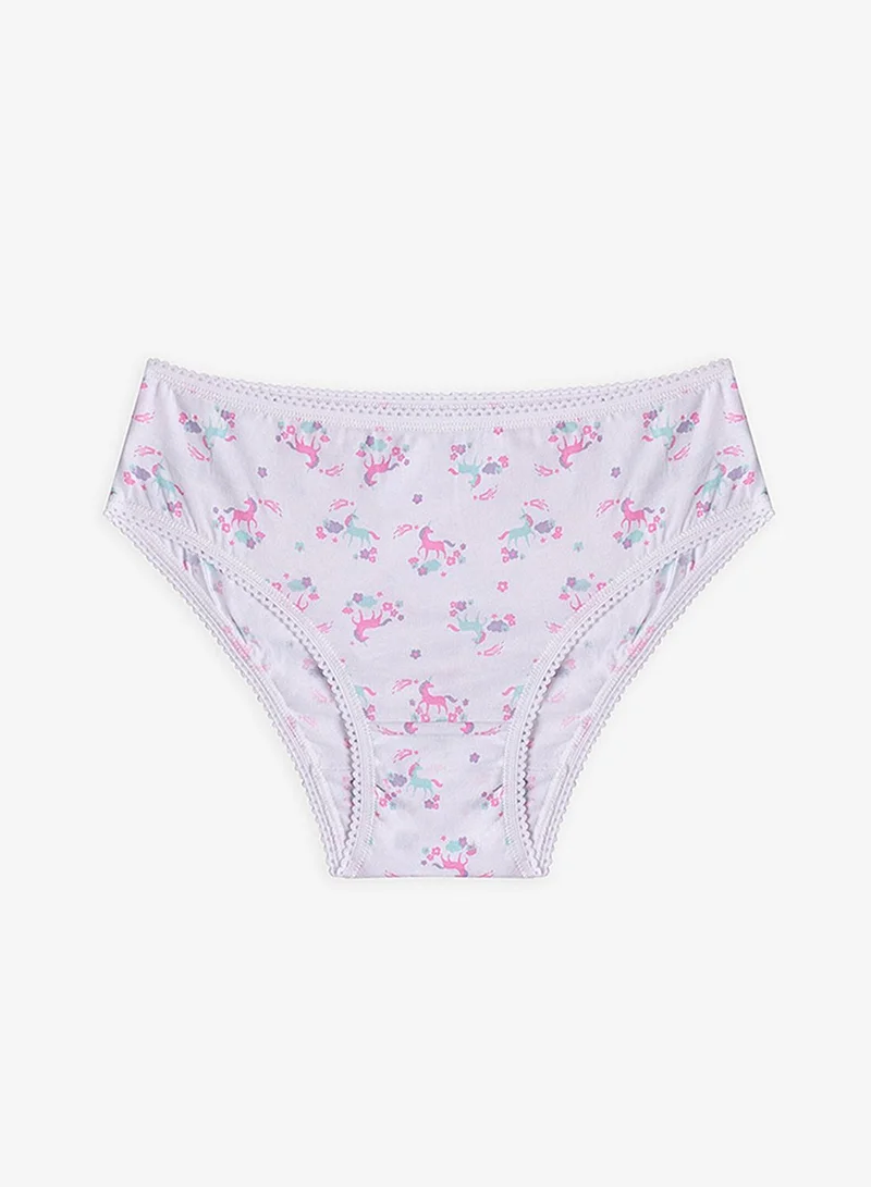 بنتي Penti Girl's Cotton Everyday Lovely 5-pack Brief - Mix