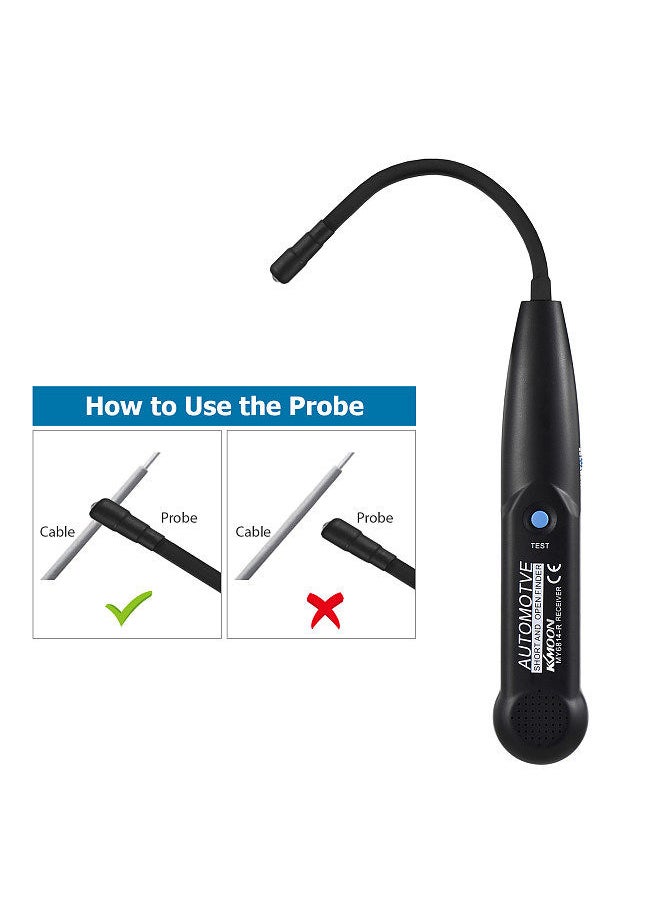 MY6814 Automotive Cable Tracer Tone Generator and Probe Kit Multi Function Wire Break Point Short Circuit Telephone Line Tracker