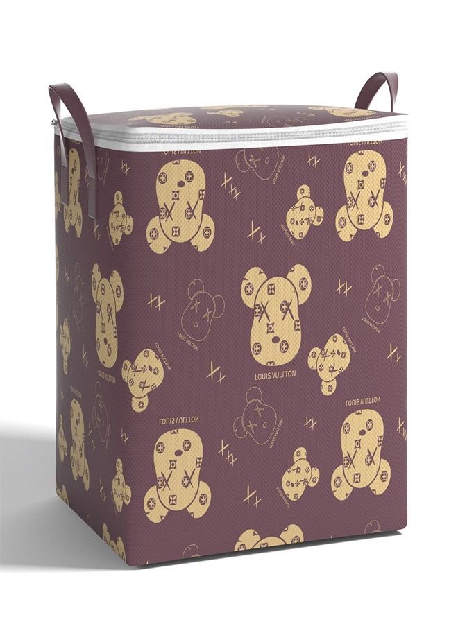 fashionhome Large Capacity Non Woven  Foldable Waterproof Clothes Wardrobe Storage Bag - Image 1