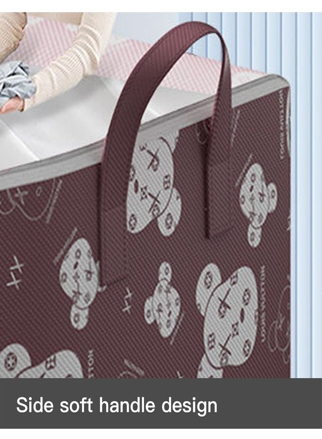 fashionhome Large Capacity Non Woven  Foldable Waterproof Clothes Wardrobe Storage Bag - Image 4