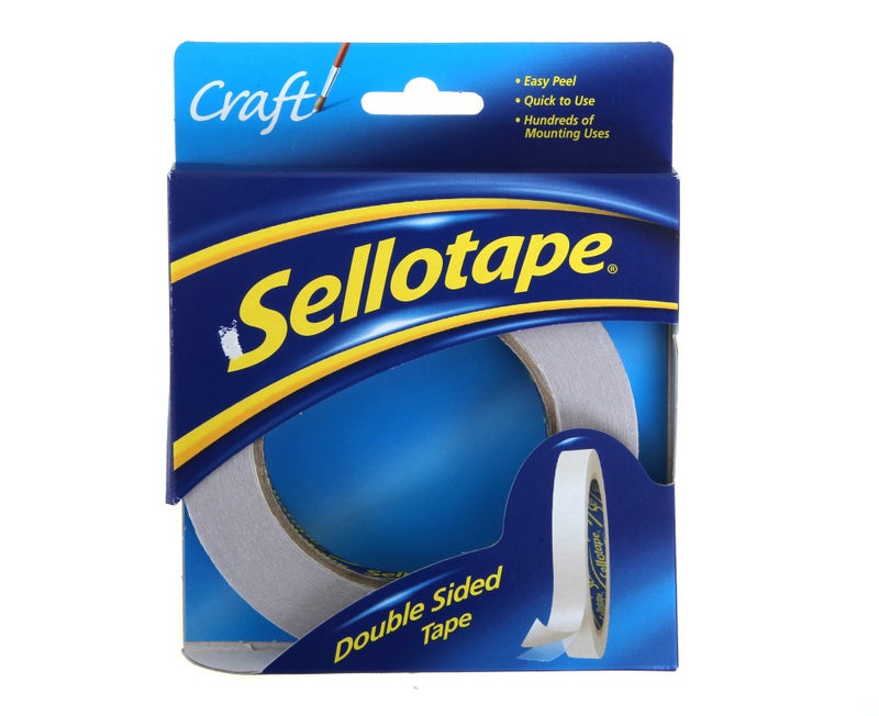 Sellotape Double Sided Tape, 12mm x 33m - Image 1