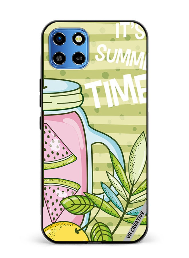 VR CREATIVE Protective Case Cover For Infinix Smart 6 HD Refreshing Juice Design Multicolour - Image 1