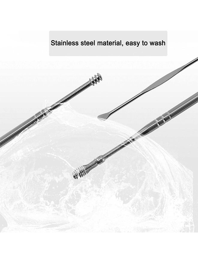 Generic 1 Set Ear Pick Tool Cleaning Artifact Multifunction Stainless Steel Travel (Primary Colours)  - Image 5