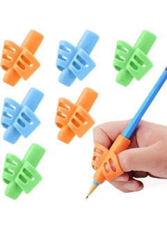 Pencils Grips Pencils Grips For Kids Handwriting Posture Correction Training Writing For Kids Toddler Preschoolers Students Children Special Needs 6Pcs