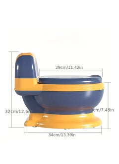 Gonice Potty Training Toilet, Realistic Potty Training Seat, Toddler Potty Chair With Soft Seat, Removable Potty Pot, Toilet Tissue Dispenser And Splash Guard, Non-Slip For Toddler& Baby& Kids  - Image 5