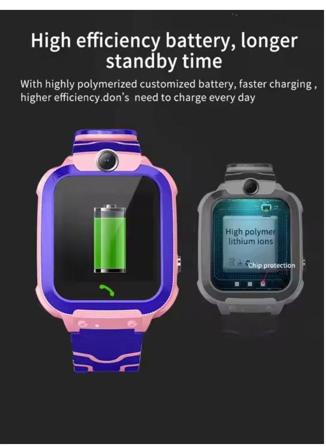 Nabi - Nabi Watch for Kids for 3-12 Year Kids, Touch Screen,Voice Chat Camera, Long Battery Life, Water Resistance Best Gift for Kids,Smart Watch for Boys & Girls(Pink) - Image 1