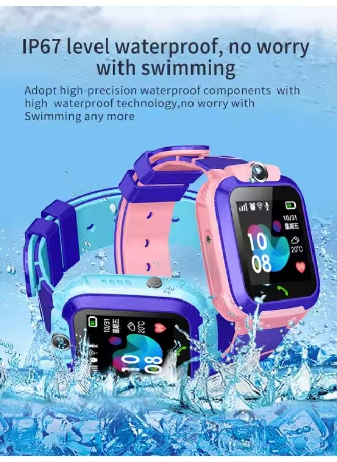 Nabi - Nabi Watch for Kids for 3-12 Year Kids, Touch Screen,Voice Chat Camera, Long Battery Life, Water Resistance Best Gift for Kids,Smart Watch for Boys & Girls(Pink) - Image 1