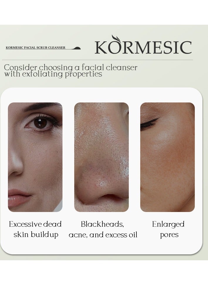 Kormesic فرك الوجه اللوز-100 جرام مغذي وتنعم مقشر - Image 3