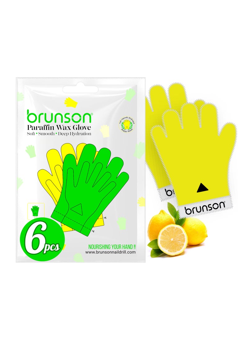 brunson Paraffin Wax Gloves for Hand Manicure Nourishing Gloves Paraffin Wax For Moisturizing Hydrating Hands Scented Disposable Microwaveable Thermal Therapy Soft Smooth Deeply Hydrates Wax Therapy  - Image 1