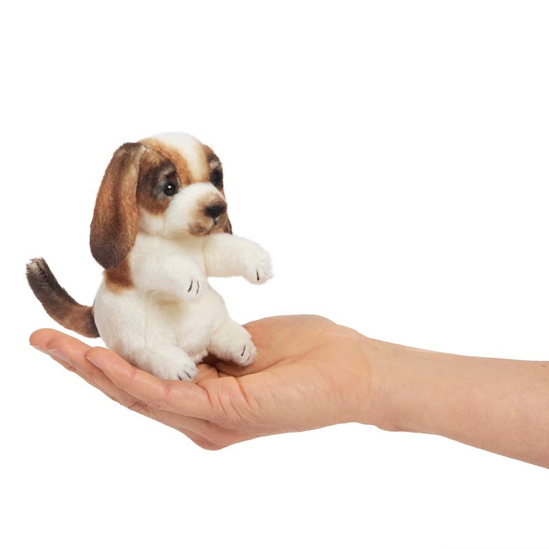 Folkmanis Mini Dog Finger Puppet - Image 4