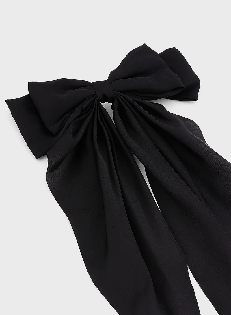 ELLA Long Bow Hair Clip
