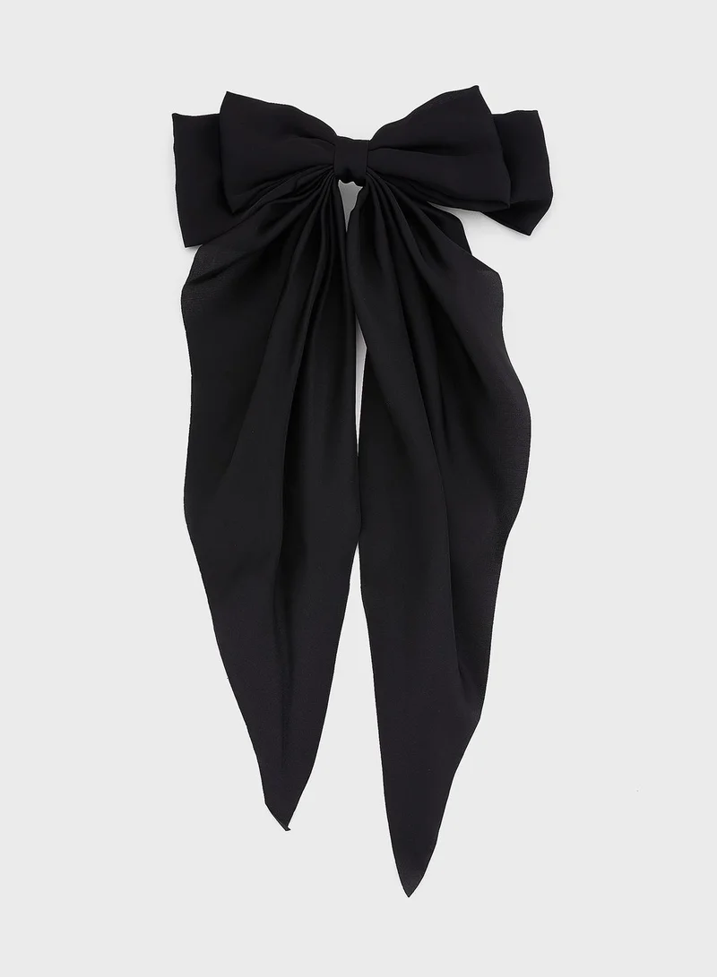 ELLA Long Bow Hair Clip