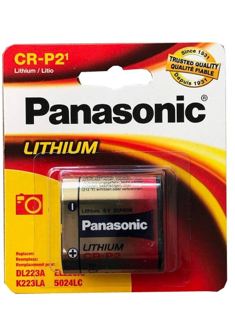 Panasonic CR-P2A Lithium 6V Single Battery - Image 1