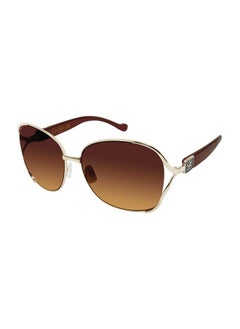 Women'S J5254 Oversized Metal Square Sunglasses With Uv400 Protection Glamorous Lightweight Sunglasses For Women 64Mm