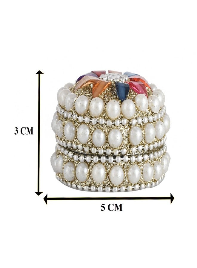 Craftam Aluminum Sindoor Daani, Kumkum Box Bharani Wedding Return Gifts - Set of 12 - Image 5