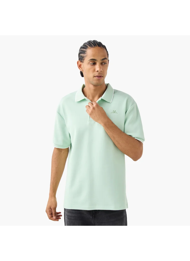 كابا Kappa Logo Embroidered Polo T-shirt with Short Sleeves