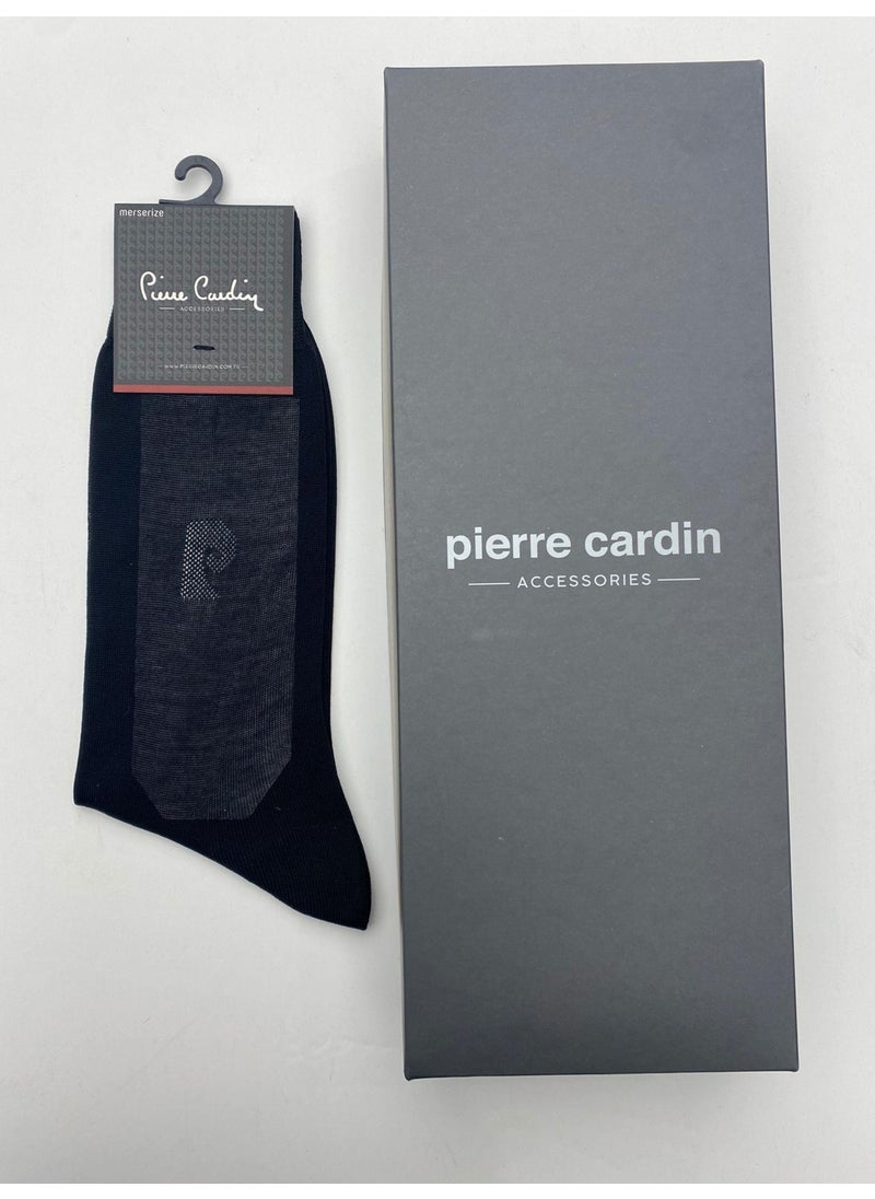 pierre cardin Mercerized 6-Pack Men's Long Socks 191-PC Black  - Image 3