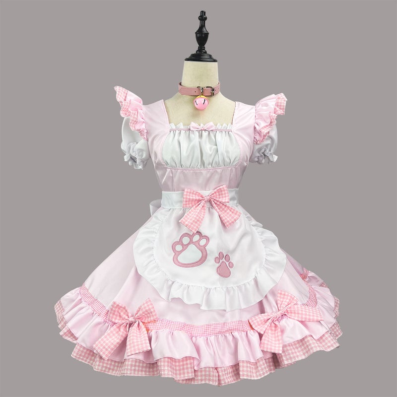 New Catwoman Maid Clothes Cosplay Plus Size Women Japanese Style Cute Maid Black And White Classic Maid - Image 1