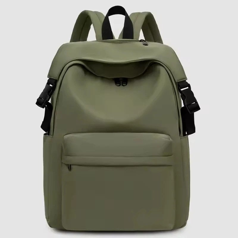Bluejw Solid color casual student backpack, lightweight, load-reducing and multi-functional commuting backpack - Image 1