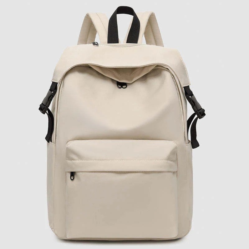 Bluejw Solid color casual student backpack, lightweight, load-reducing and multi-functional commuting backpack - Image 2