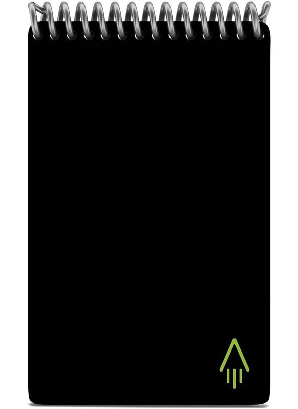 Rocketbook Smart Reusable Notebook  Dotted Grid EcoFriendly Notebook with 1 Pilot Frixion Pen  1 Microfiber Cloth Included  Infinity Black Cover Mini Size 35 x 55 Pack of 48