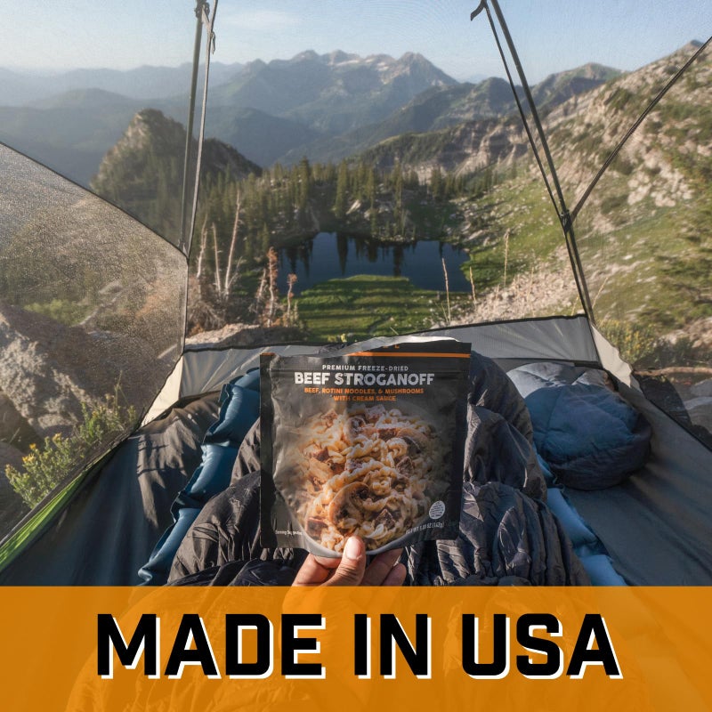 Peak Refuel Beef Stroganoff | Freeze Dried Backpacking and Camping Food | Amazing Taste | High Protein | Real Meat | Quick Prep Meals - Image 4