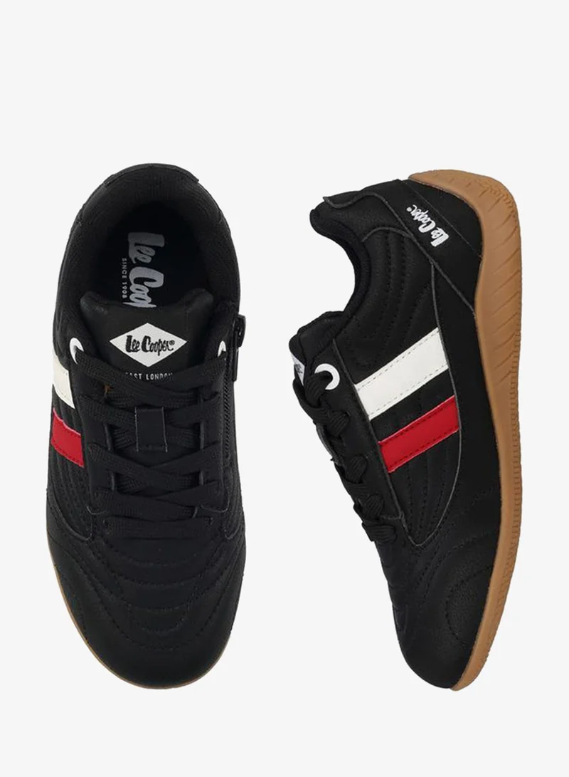 لي كوبر Boys Panalled Lace-Up Sneakers