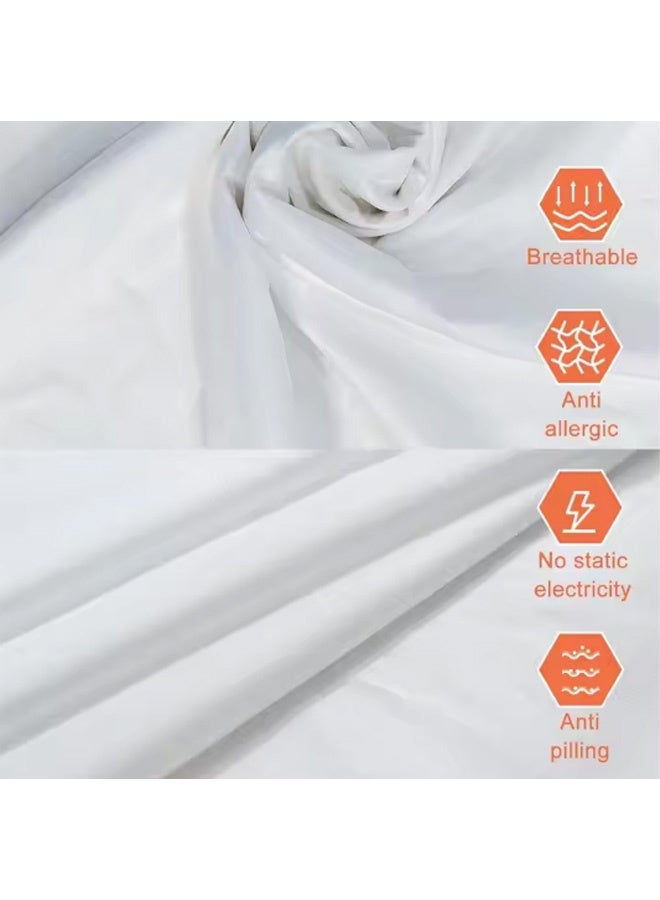 Reelyo 4-Piece Breathable Bedding Set Soft, Wrinkle-Free Bed Sheets, Deluxe Microfiber, Breathable Hypoallergenic Microfiber Bed Sheet &Pillowcases  Black 200x230cm for Hotel-Grade Bed Linens for Home, Rental & Hospitality Use  - Image 5