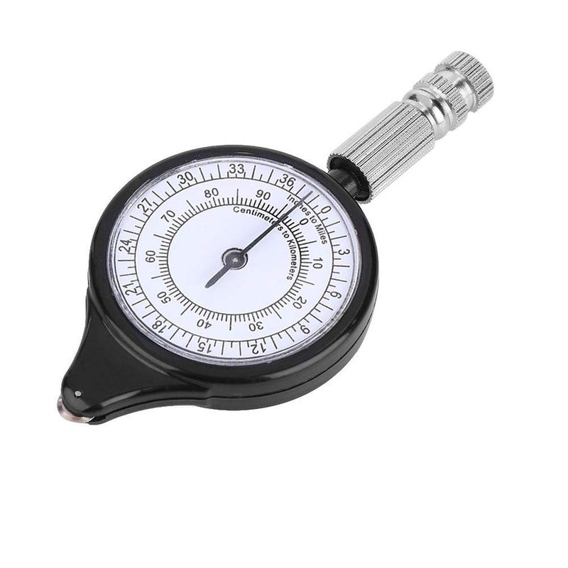 Mini Metal Map Measurer Distance Calculator for Camping Hiking Cycling - Image 2