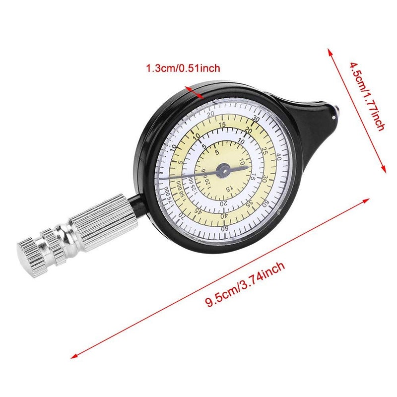 Mini Metal Map Measurer Distance Calculator for Camping Hiking Cycling - Image 5