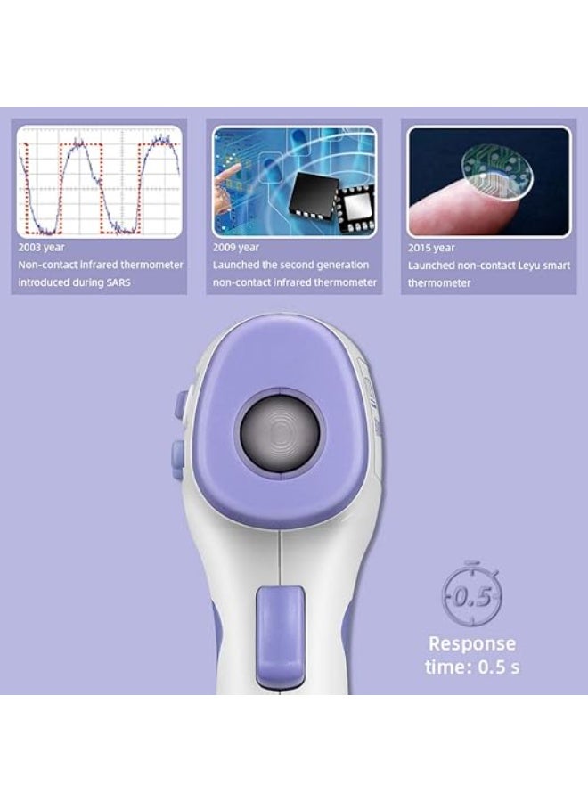 No-Touch Forehead Thermometer – Fast & Accurate Infrared Temperature Reader with LED Display & Vibration Alert for Adults and Kids - Image 3
