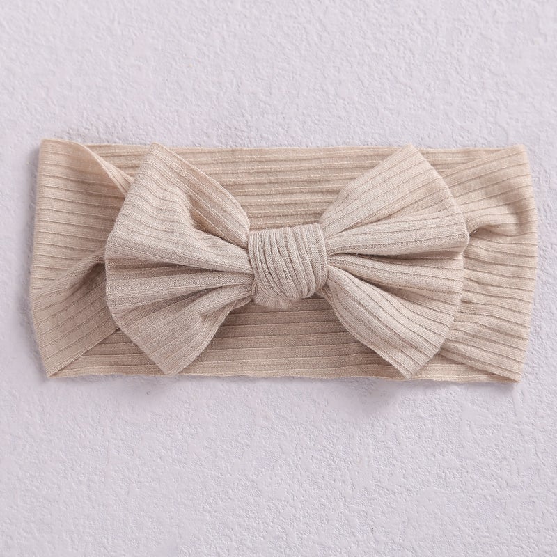 Generic European and American children's hair accessories bow headdress baby hair band handmade pit Guard Door baby headband in stock wholesale  - Image 2