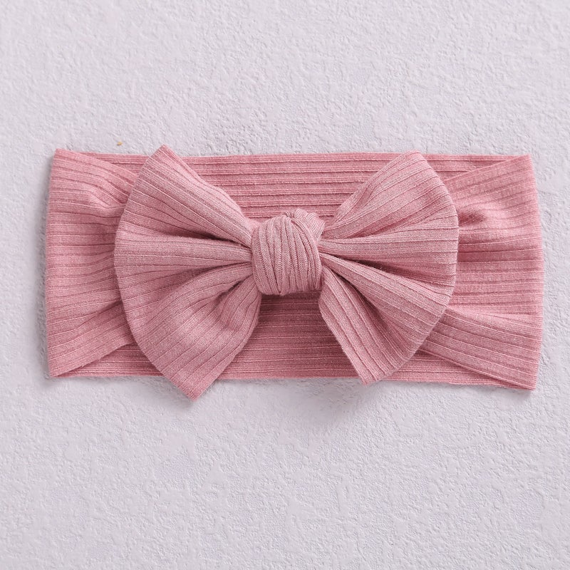 Generic European and American children's hair accessories bow headdress baby hair band handmade pit Guard Door baby headband in stock wholesale  - Image 1