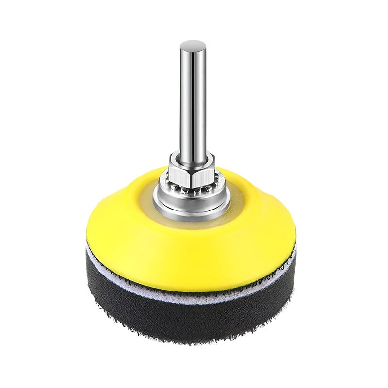 SHMZK 3 Inch Hook Loop Sanding Backing Pad Sanding Disc Pads with 14 Inch Shank Soft Foam Layer Buffering Pad Drill Attachment Polishing Kit for Air Die Grinder Sander - Image 3