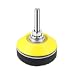 SHMZK 3 Inch Hook Loop Sanding Backing Pad Sanding Disc Pads with 14 Inch Shank Soft Foam Layer Buffering Pad Drill Attachment Polishing Kit for Air Die Grinder Sander - Image 2