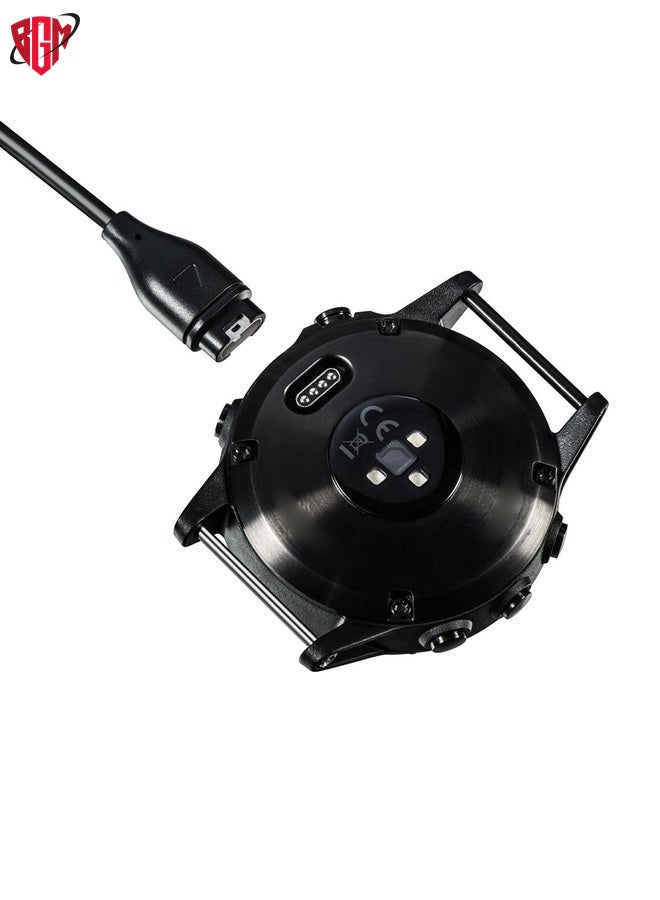 BGM For Garmin Fenix 7X Pro Type-C Port Watch Charger With Data Transmission(Black)  - Image 4