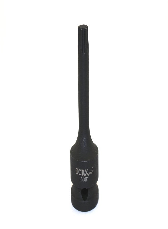 TEMO IP50 3 Inch Long Black Impact Torx Plus 6 Point Socket Bit 1/2 Inch Square Drive Auto Repair Tool - Image 1