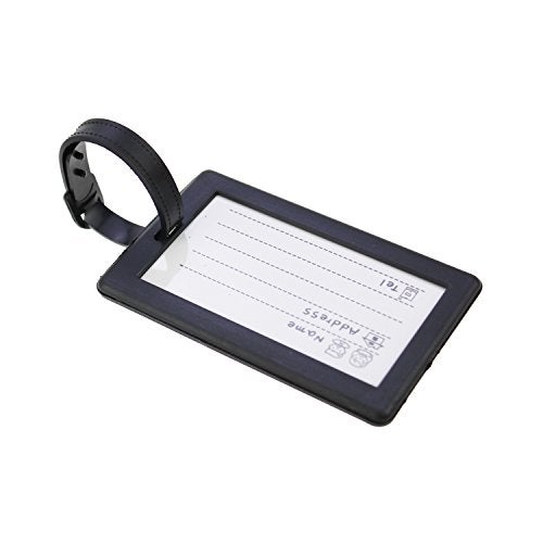 Goodma 12 Pieces Luggage Tags Assorted Travel Suitcase Labels Business ID Card Holder - Image 3