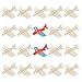 DAJAVE 20 Pack Wooden Model Airplanes DIY Balsa Wood Airplane Kit Wooden Plane for Birthday Party Carnival - Image 3