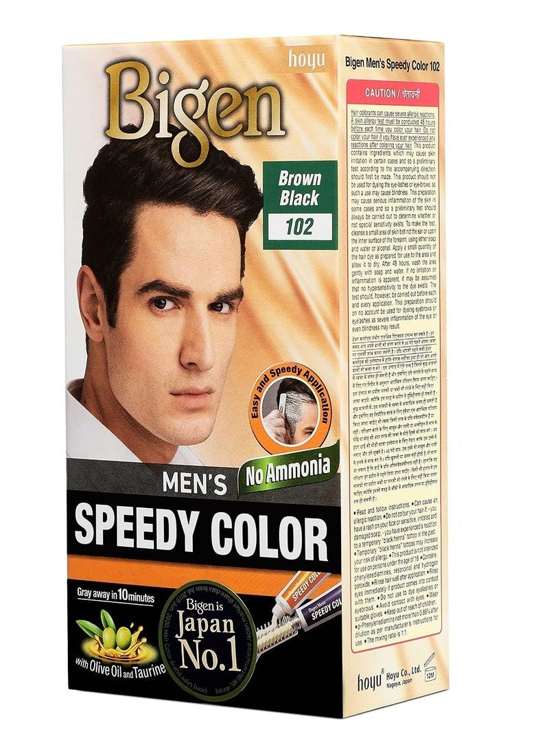 Bigen Speedy Color 102 Brown Black - Image 2
