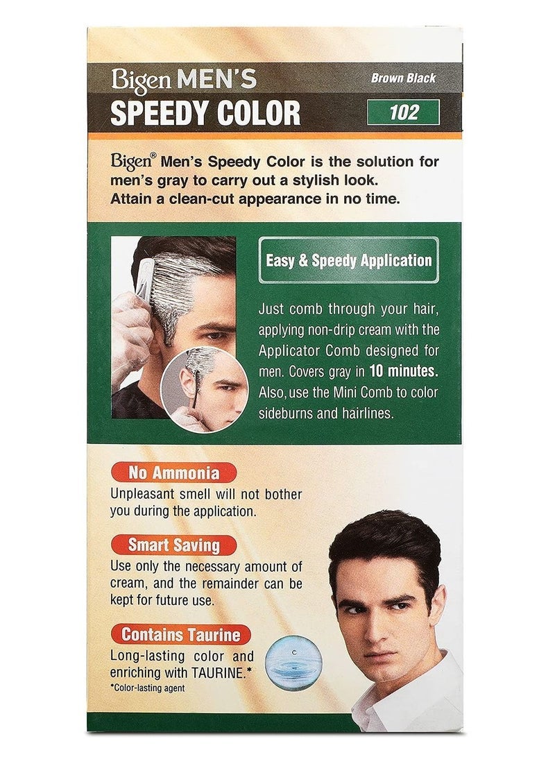 Bigen Speedy Color 102 Brown Black - Image 3