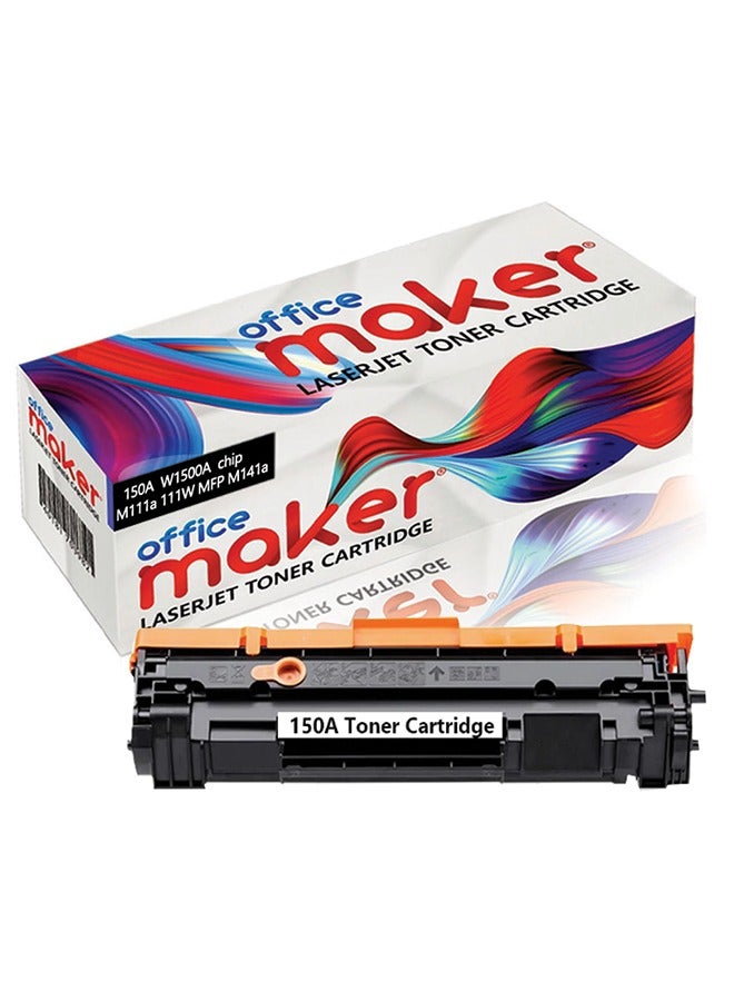 أوفيس ميكر Office maker 150A W1500A Black This Compatible toner cartridge is suitable for HP LaserJet Pro M110 HP LaserJet Pro M111w HP LaserJet Pro MFP M141a HP LaserJet Pro MFP M141w W1500A  - Image 1