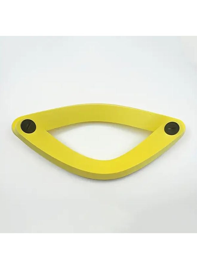 Yellow Foldable Water Recliner Adult Pool Beach Floating Lounger Chair - Image 1