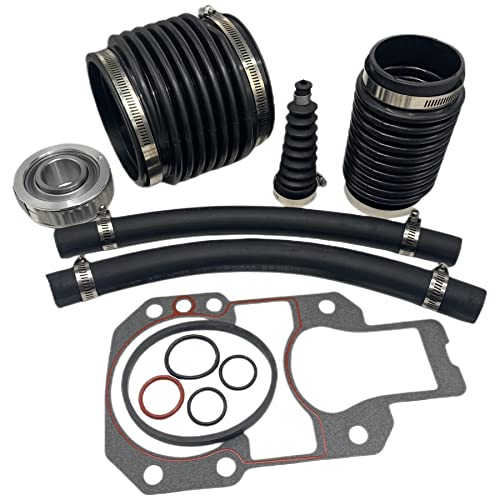 UANOFCN 803097T1 Transom Seal Service Kit for MerCruiser Alpha one Gen 1 with Gimbal Bearing U Joint and Exhaut Bellows 30-803097T1 Sierra 18-8213 18-2601-1 - Image 2