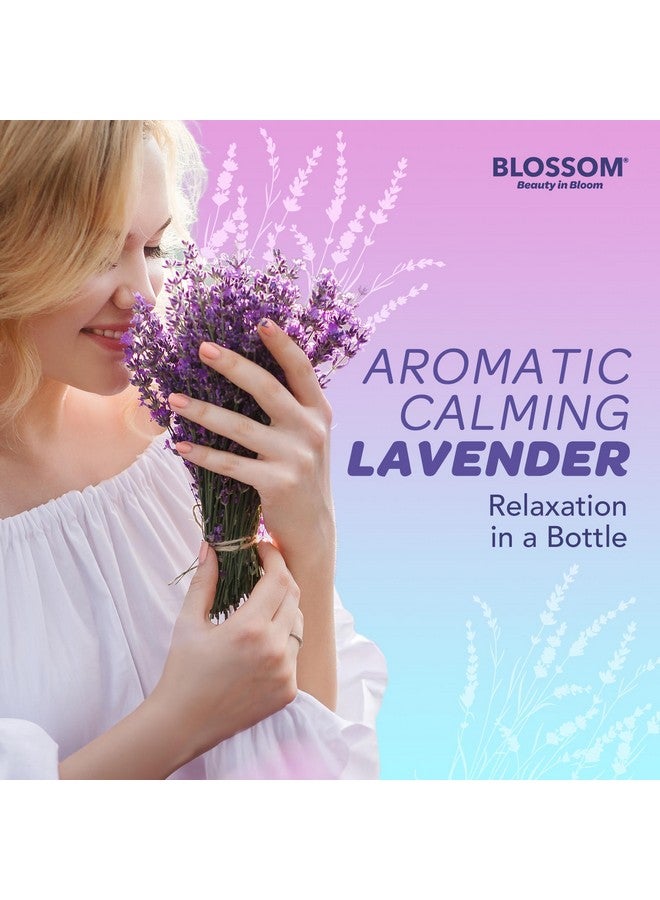 بلوسوم زيت الجسم الجاف برائحة الزهور، زيوت للجسم معطرة للنساء، مرطبة ومرطبة للعناية بالبشرة، زيت جاف للجسم برائحة الزهور الطبيعية، 60 مل/2 أونصة سائلة، بنفسجي، لافندر - Image 4