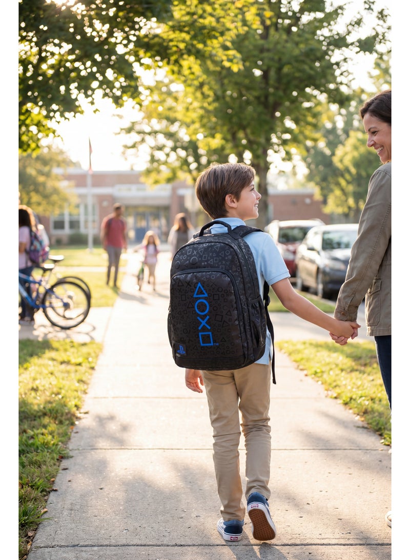 Sony PlayStation Premium Backpack 17.5" – Official PlayStation Gaming Backpack, Large Capacity Laptop & School Backpack, Durable Travel Daypack with Multi-Pocket Storage - Image 2