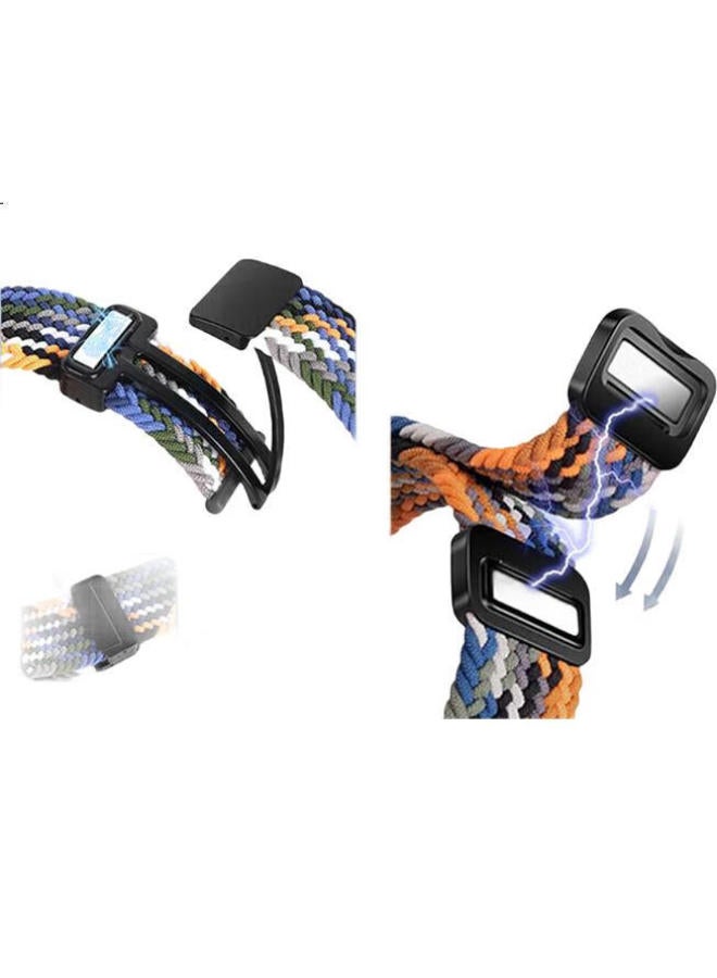 watchbond Watchband For Redmi Watch 5, Woven Loop Magnetic Clasp Smart Sport Band For Xiaomi Mi Band 9 Pro/8 Pro, Redmi Watch 4 Uni Wristband - Image 3