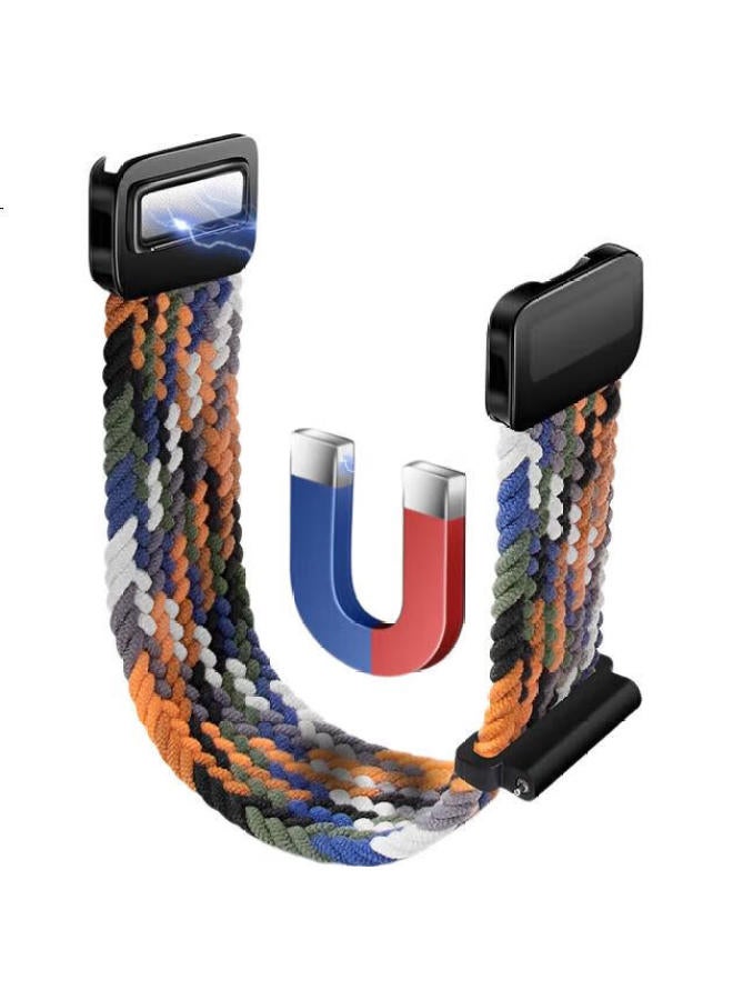 watchbond Watchband For Redmi Watch 5, Woven Loop Magnetic Clasp Smart Sport Band For Xiaomi Mi Band 9 Pro/8 Pro, Redmi Watch 4 Uni Wristband - Image 2