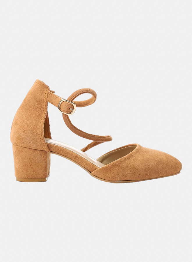 XO Style Fashionable Women Camel heels From Xo Style - Image 1