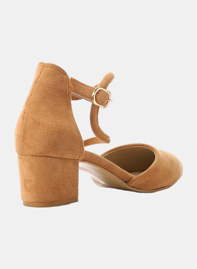XO Style Fashionable Women Camel heels From Xo Style - Image 3